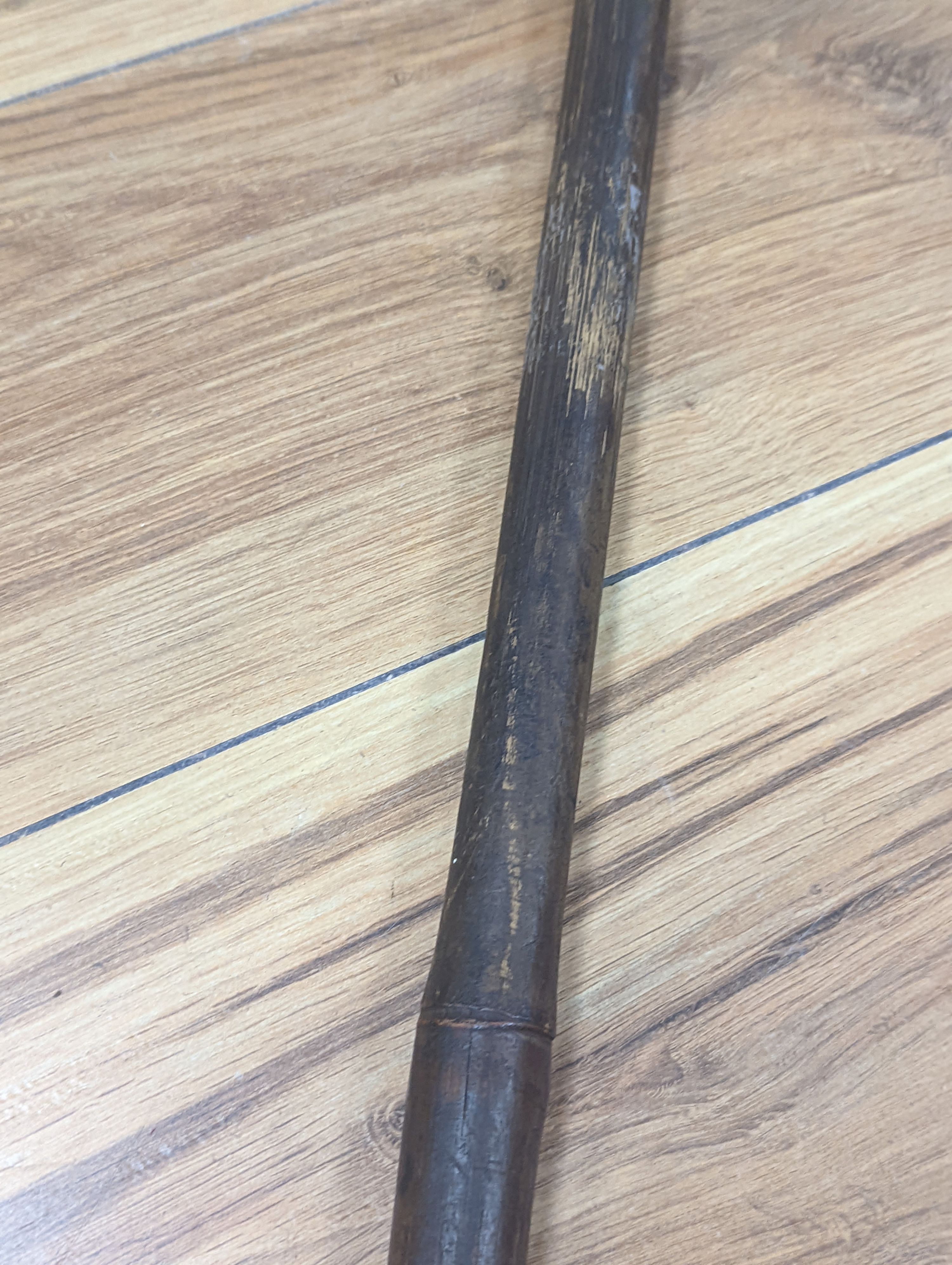 Two East Africa, Transvaal (Zululand) spears, 236cm